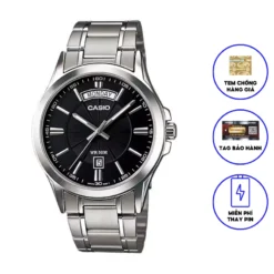 Đồng Hồ Casio Nam Dây Kim Loại MTP-1381D-1AV Chính Hãng