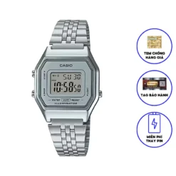 Đồng hồ nữ dây kim loại chính hãng casio LA680WA-7D