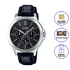Đồng hồ nam dây da chính hãng Casio MTP-V300L-1AUDF