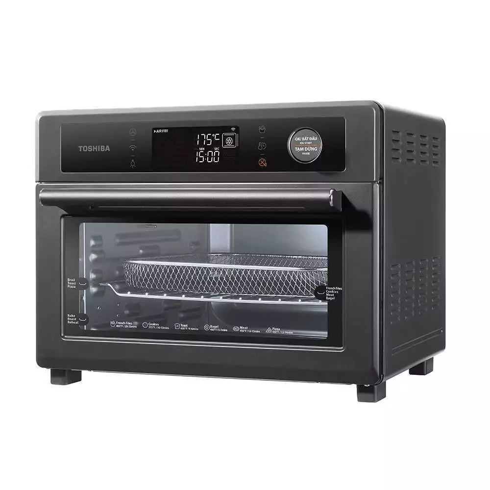 Lò Chiên Không Dầu Thông Minh Toshiba 25L - TL2-SAC25GZC(GR) - Kết Hợp Chiên Không Dầu Và Lò Nướng - Ảnh 6