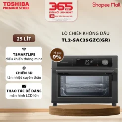 Lò Chiên Không Dầu Thông Minh Toshiba 25L - TL2-SAC25GZC(GR) - Kết Hợp Chiên Không Dầu Và Lò Nướng