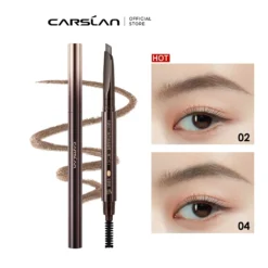 Bút kẻ mày Carslan Chống thấm nước và mồ hôi Màu sắc nhu hòa không bị lem hay dính 0.26g * 2