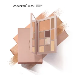 Bảng Phấn Mắt CARSLAN 10 Màu đa Chức Năng Phấn bắt sáng Tạo khối Phấn má hồng 12g