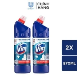 Combo 2 Nước Tẩy Bồn Cầu và Nhà Vệ Sinh Vim Diệt Khuẩn| Diệt 99,9% Vi Khuẩn (880ml)