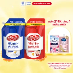 Nước rửa tay sạch khuẩn Lifebuoy Dạng Túi 1KG