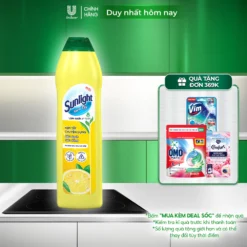 Kem tẩy chuyên dụng Sunlight | Phiên bản nâng cấp từ Cif | Sạch Sáng | Chai 690g