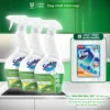 Combo 3 Nước lau đa năng Sunlight Chanh & Sả | Phiên bản nâng cấp từ Cif | Sạch bóng kin kít, không nhờn rít| Chai 500ml
