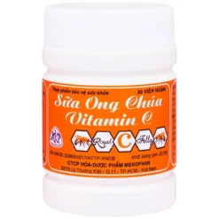 Combo 2 Chai Kẹo sữa ong chúa Vitamin C Mekophar cho bé từ 4 tuổi – Lọ 30 viên - Châu Ngân Pharma