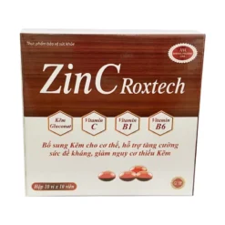 ZinC Roxtech Bổ Sung Kẽm, Tăng Cường Đề Kháng (Đỏ) – Hộp 100 Viên