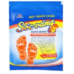 Bột ngâm chân SÓC VÀNG túi 200g giúp thải độc - Châu Ngân Pharma