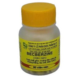 Viên uống tiêu hóa Hương Liên (Becberin 5mg) Đại Uy Lọ 80 viên - 500 viên
