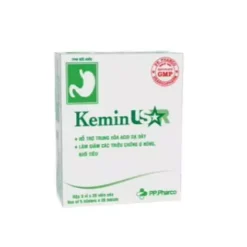 Viên dạ dày KeminUSA PP.Pharco Hộp 100 viên - Giúp trung hòa acid dịch vị - giảm trào ngược - Châu Ngân Pharma