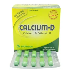 CALCIUM – D PP.Pharco Hộp 100 viên Nén - Châu Ngân Pharma