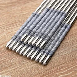 ✨️✨️Đũa Inox SUS 304 Hàn Quốc Chống Trượt Cao Cấp Kháng Khuẩn