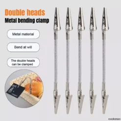 ✨✨Kẹp chống muỗi hai đầu kẹp cá sấu đa năng bằng thép không gỉ