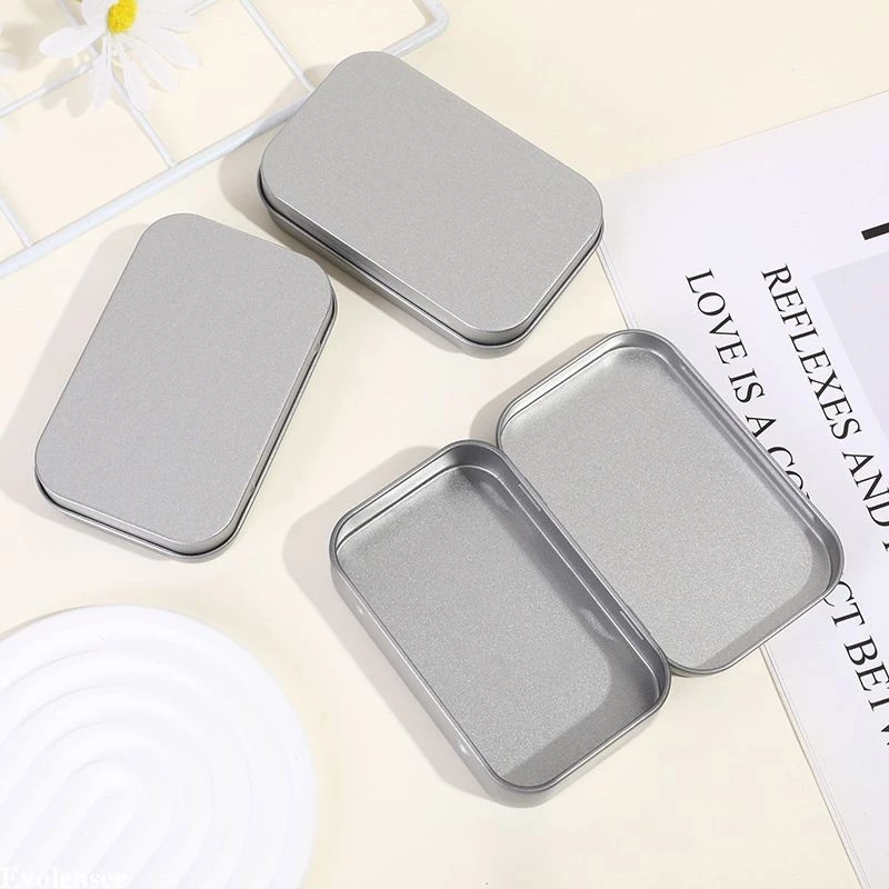 ✨️✨️Springevenstar 95 * 60 * 20mm Kim Loại Thiếc Lật Hộp Bảo Quản Hộp Đựng Cho Đồng Xu Kẹo Chìa Khóa Springevenstar - Ảnh 2