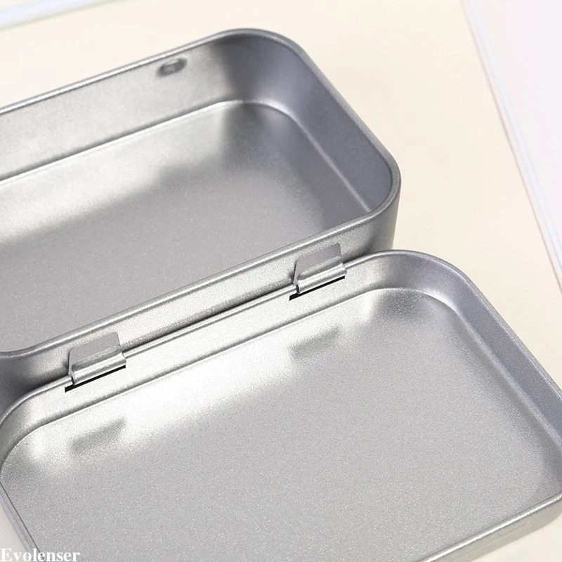 ✨️✨️Springevenstar 95 * 60 * 20mm Kim Loại Thiếc Lật Hộp Bảo Quản Hộp Đựng Cho Đồng Xu Kẹo Chìa Khóa Springevenstar - Ảnh 4