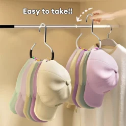 ✨️✨️Móc treo mũ MUVAKO, Móc lưu trữ mũ chống trượt, Giá trưng bày mũ vòng tròn thời trang