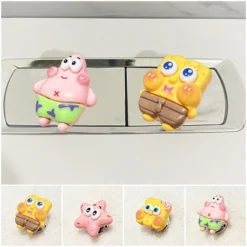 ✨️✨️Spongebob Công Tắc Nhà Vệ Sinh Nút Tủ Tay Nắm Cửa Nhà Vệ Sinh Máy Bơm Nước Nắp Bấm Nút Trang Trí Phòng Tắm