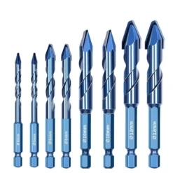 ✨️✨️Mũi Khoan V2 Đa Năng Chuyên Gạch Men Cứng HEX-9 Độ Cứng HRC 40 TNT - Mũi khoan lệch tâm khoan kính gạch men