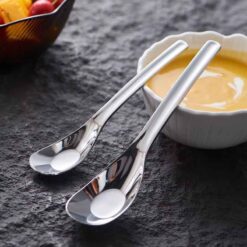 ✨️✨️Muỗng Cơm Inox 304 Sâu Lòng LOẠI DÀY, Tay Cầm Dài 15-17cm, Muỗng Cơm Gia Đình, Thìa Cơm Em Bé Nhẵn Bóng, Không Bám B