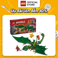 LEGO NINJAGO 71829 Đồ Chơi Lắp Ráp Rồng Rừng Xanh Của Lloyd (128 Chi Tiết)