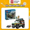 LEGO CITY 60447 Đồ Chơi Xe Leo Núi Địa Hình 4X4 (221 chi tiết)