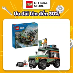 LEGO CITY 60447 Đồ Chơi Xe Leo Núi Địa Hình 4X4 (221 chi tiết)