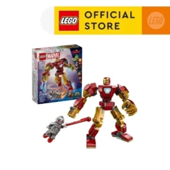 LEGO SUPERHEROES 76307 Đồ Chơi Lắp Ráp Robot Người Sắt Đại Chiến Ultron (101 Chi Tiết)