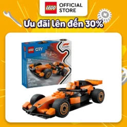 LEGO CITY 60442 Đồ Chơi Lắp Ráp Xe Đua F1 (86 chi tiết)