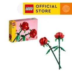 LEGO BOTANICALS 40460 Đồ Chơi Lắp Ráp Hoa Hồng Iconic (120 Chi Tiết)