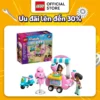 LEGO FRIENDS 42643 Đồ Chơi Lắp Ráp Quầy Kẹo Bông Gòn Di Động Và Xe Scooter (110 chi tiết)