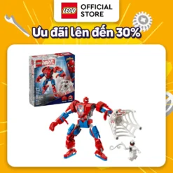 LEGO SUPERHEROES 76308 Đồ Chơi Lắp Ráp Robot Người Nhện Đại Chiến Antin-Venom (107 chi tiết)