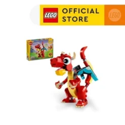 LEGO CREATOR 31145 Đồ chơi lắp ráp Rồng đỏ may mắn (149 chi tiết)