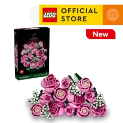 LEGO BOTANICALS 10374 Đồ Chơi Lắp Ráp Bó Hoa Hồng Màu Hồng (789 Chi Tiết)