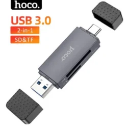 Đầu lọc thẻ nhớ type c 3.0 Hoco 2 trong 1 SD TF đầu đọc đọc thẻ nhớ tốc độ cao dùng cho macbook laptop điện thoại ...
