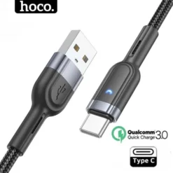 Dây sạc type c Hoco siêu nhanh 3A - Cáp typec bọc bù andoird cho samsung xiaomi ..hocomall