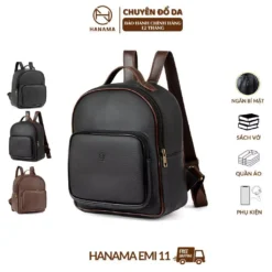 Balo Đeo Vai đi học Nữ Dabag cao cấp Emi 11 chất da chống xước chống nước chống sốc