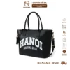 [GIÁ TRI ÂN] _Túi xách Hanama nam nữ thời trang cao cấp HN01 Da Bag Tote Unisex hai màu nâu - đen
