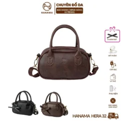 [SALE DAILY _ GIÁ SỐC] Túi xách ngang HERA 32 dáng cổ điển Hanama tặng charm nơ theo mầu túi