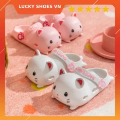 DÉP MÈO dễ thương HOT TIKTOK dành cho người lớn và trẻ em [H63]  size từ 36 đến 41 LUCKY SHOES VN