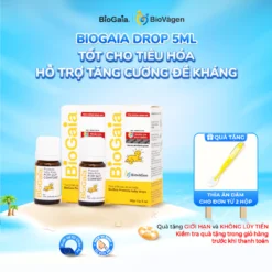 Combo 2 Men vi sinh BioGaia ProTectis Drops cải thiện hệ tiêu hóa xuất xứ Thụy Điển dung tích 5ml