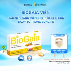 Men vi sinh BioGaia ProTectis dạng viên cải thiện hệ tiêu hóa xuất xứ Thụy Điển hộp 10 viên